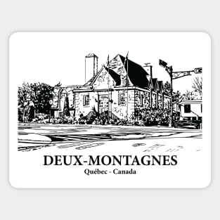 Deux-Montagnes - Québec Magnet